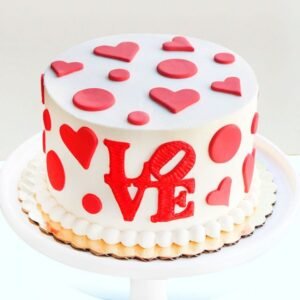 Valentines Day Love Cakes Delivery in Mohali and Chandigarh