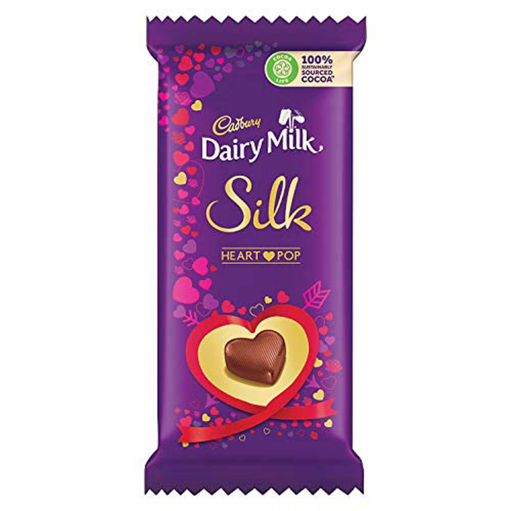 Cadbury Dairy Milk Silk Heart Pop Chocolate in Mohali & Chandigarh ...