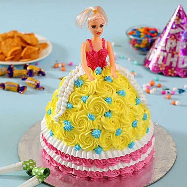 Barbie Doll Cake in Chandigarh