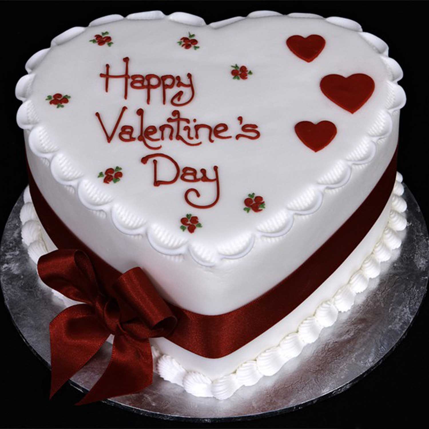 40+ Cute Valentine's Cake Ideas : Heart to Heart cake