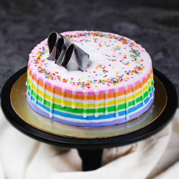 Elegant Rainbow Cake in Mohali and Chandigarh