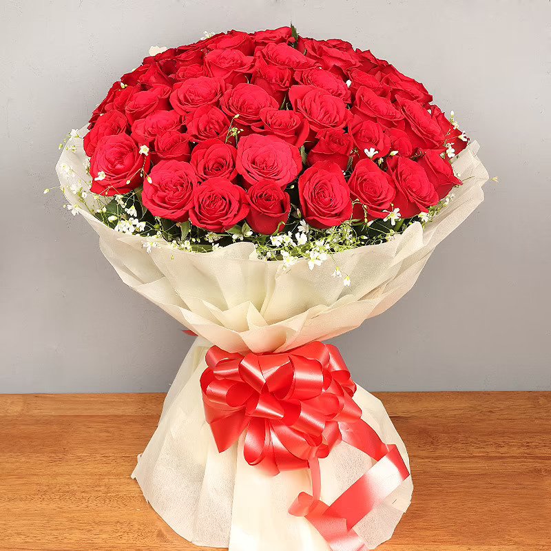 Charming Red Roses Bouquet in Mohali & Chandigarh